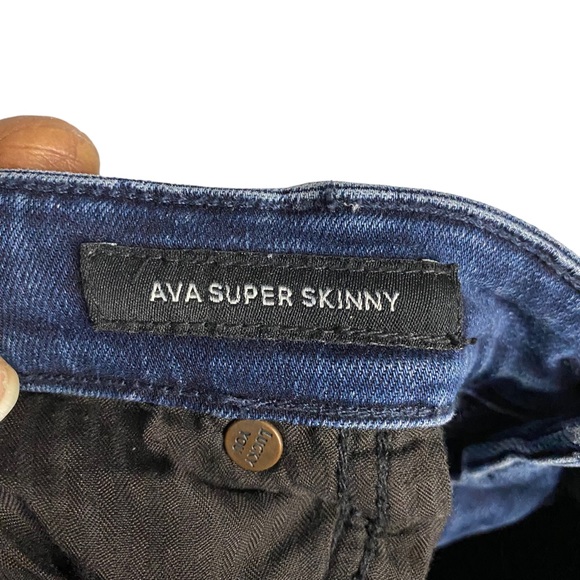 Lucky Brand Women's Ava Super Skinny Distressed Hem Jeans - Picture 5 of 12